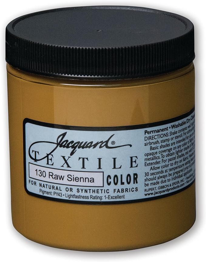 Jacquard RAW Sienna Textile Color Paint by Jacquard