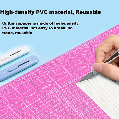 A5 Cutting Mat, Self Healing Sewing Mat, Craft Mat Double Sided 3-Ply Craft - Image 2