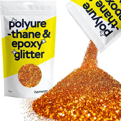 Hemway Polyurethane & Epoxy Resin Glitter 100g / 3.5oz Metallic Crystal Flake by Hemway