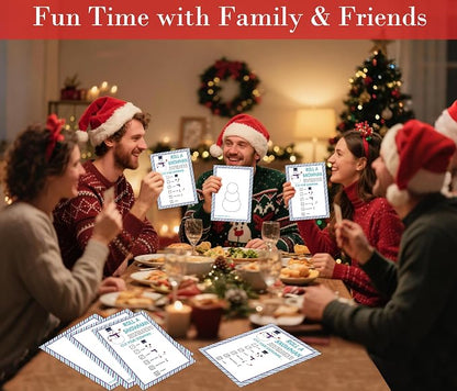 Roll A Snowman Game, Christmas Dice Games - Image 4