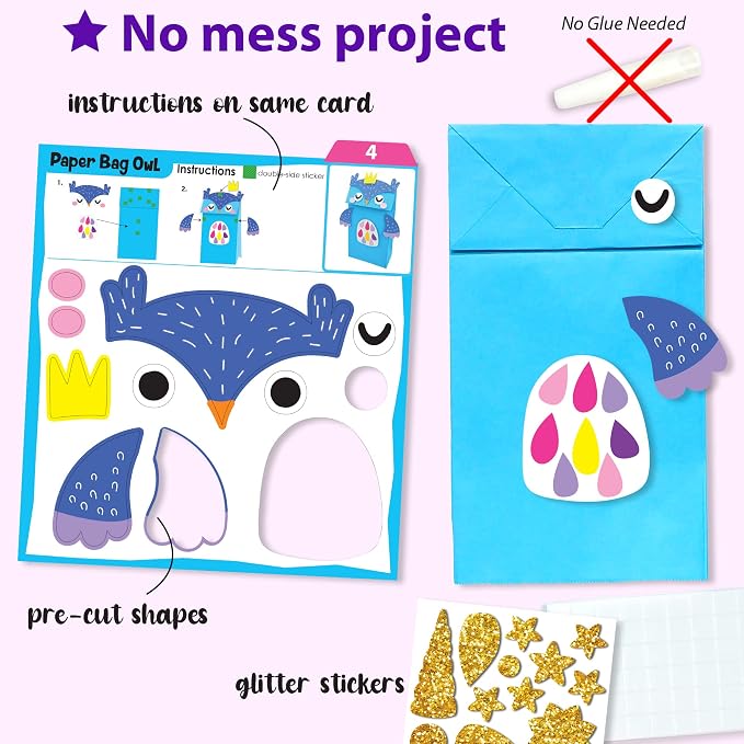 KRAFUN My First Unicorn Bunny Paper Craft Kit - Image 5