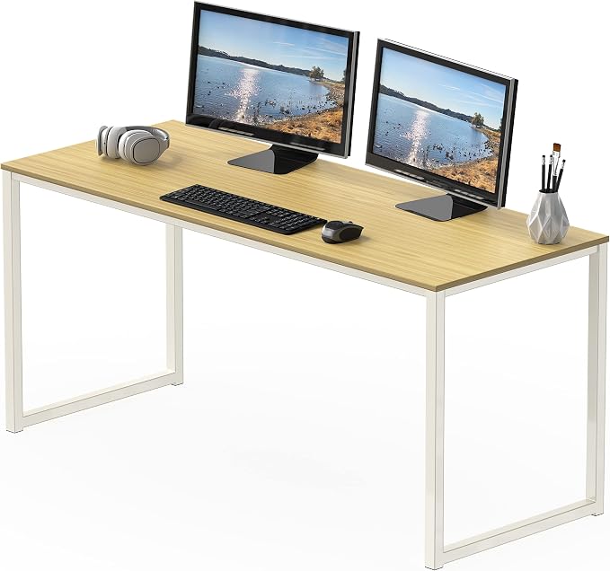 SHW Mission 55-Inch Home Office Computer Desk by SHW