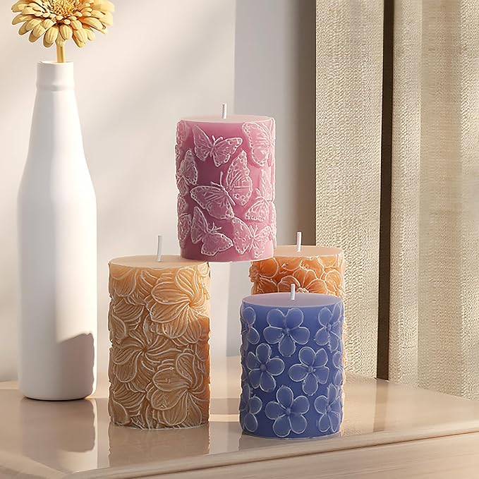 Cylinder Molds Silicone Wave Spiral Candle Mold - Image 4