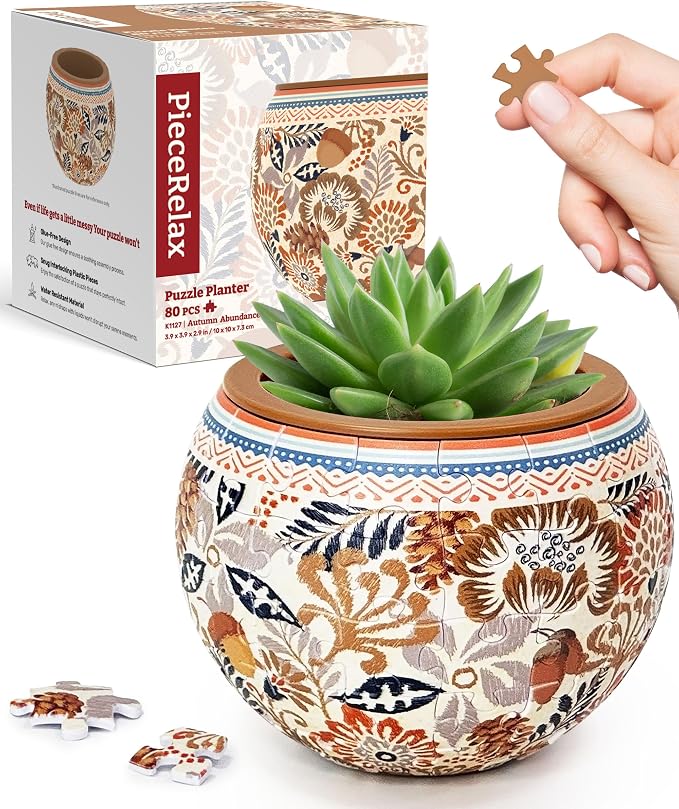 PieceRelax 3D Puzzle Planter 80 Pieces by PieceRelax