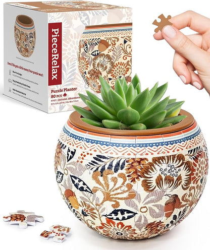 PieceRelax 3D Puzzle Planter 80 Pieces by PieceRelax