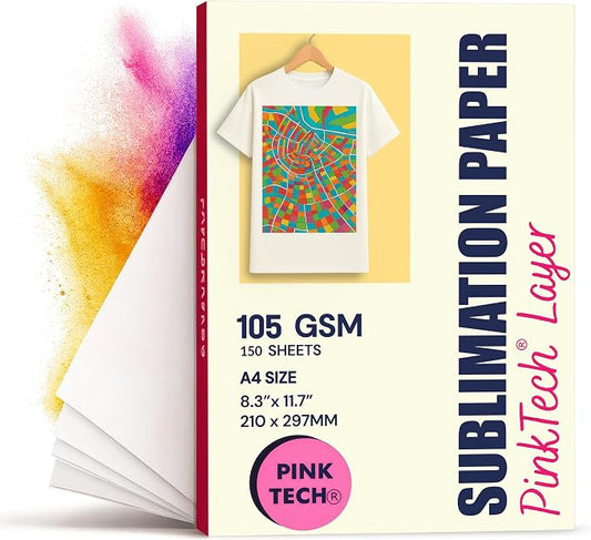Hayes Sublimation Paper 105gsm A4 Size – 150 Sheets | Works by HayesPaperCo