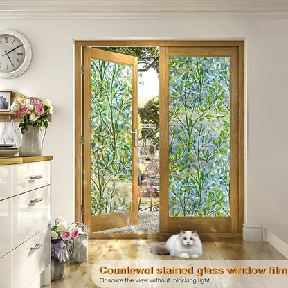 Window Privacy Film Stain Glass Window Film Rainbow Window Film Window clings - Image 5