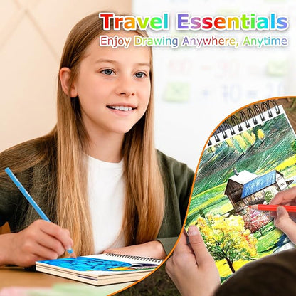 Hapikalor Drawing Pad for Kids, Sketch Pads 50 Sheets, Drawing Paper for Kids - Image 5