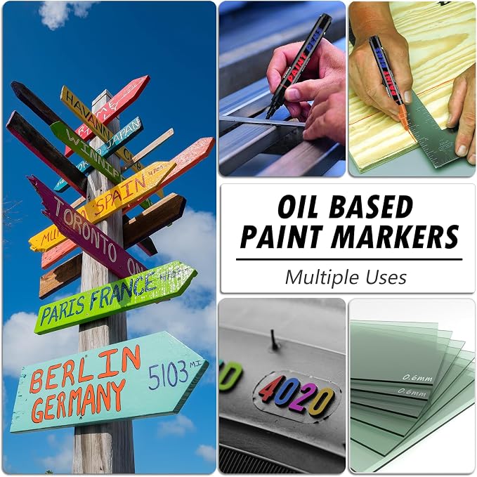 Silver Paint Pens Paint Markers - Image 3
