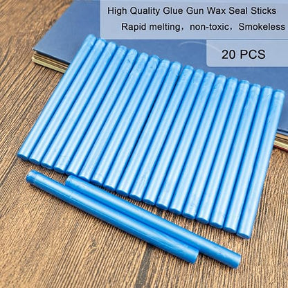 Wax Seal Stick, Ioggtser 20PCS Mini Glue Gun Wax Seal Stick - Image 2