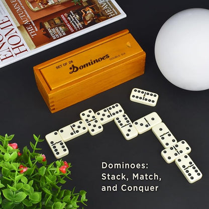 Queensell Dominos Set for Adults – Dominoes - Image 6