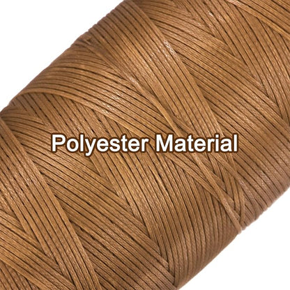 uxcell Leather Sewing Waxed Thread, 284 Yards / 260m 0.8mm 150D Flat Polyester - Image 3