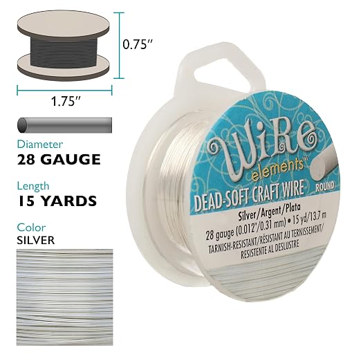 The Beadsmith Wire Elements Craft Wire – Tarnish Resistant, Soft Temper - Image 4