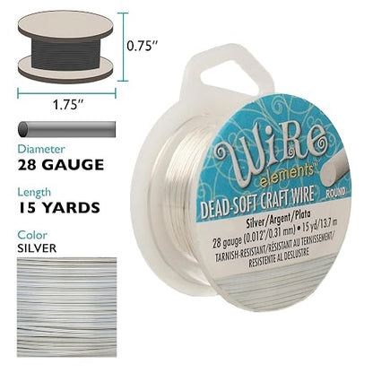 The Beadsmith Wire Elements Craft Wire – Tarnish Resistant, Soft Temper - Image 4