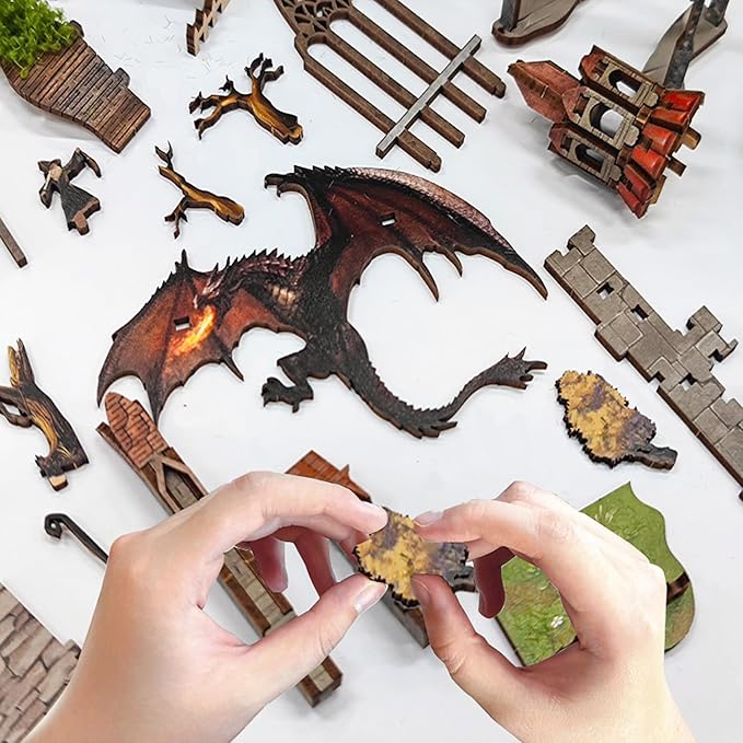 Magic Ring Book Nook Kit with Dust Cover & LED Light, DIY Miniature House Kit - Image 5