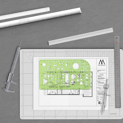 Pacific Arc Template: Electrical Symbols, 135 Openings 5.25" x 8.25" - Image 6