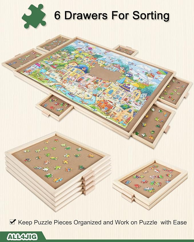 ALL4JIG 1500 Pieces Rotating Puzzle Board - Image 5