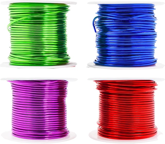 Mandala Crafts 12 Gauge Anodized Aluminum Craft Wire by MandalaCrafts