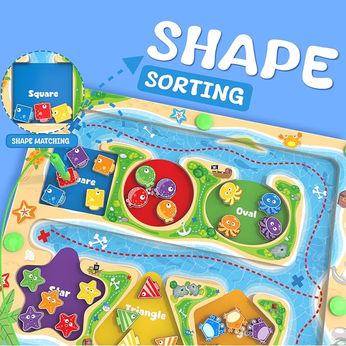 Magnetic Color & Shape Maze - Image 2