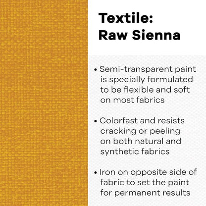 Jacquard RAW Sienna Textile Color Paint - Image 2