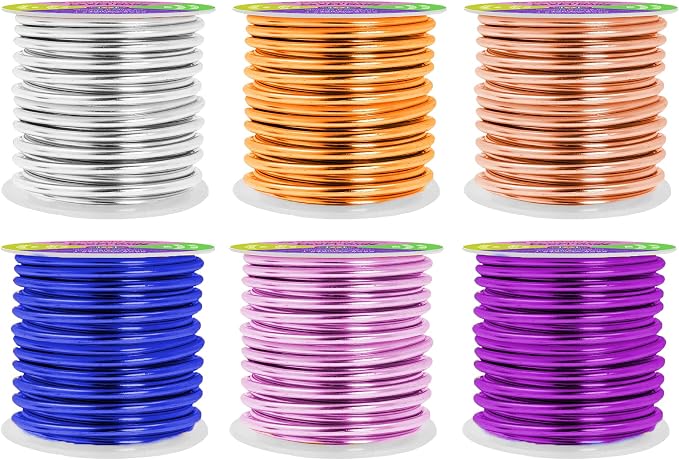 Mandala Crafts 8 Gauge Anodized Aluminum Craft Wire by MandalaCrafts