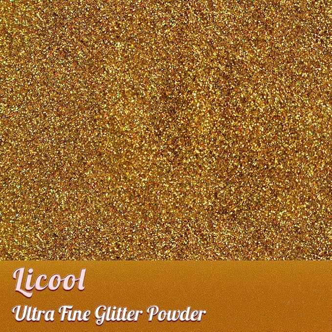 Holographic Extra Fine Glitter Powder, 100g Craft Glitter - Image 2