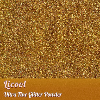 Holographic Extra Fine Glitter Powder, 100g Craft Glitter - Image 2