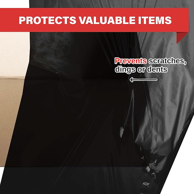 Simply Cool Black Stretch Wrap Industrial Strength Extra Thick 17.5" 1100 SqFt - Image 5