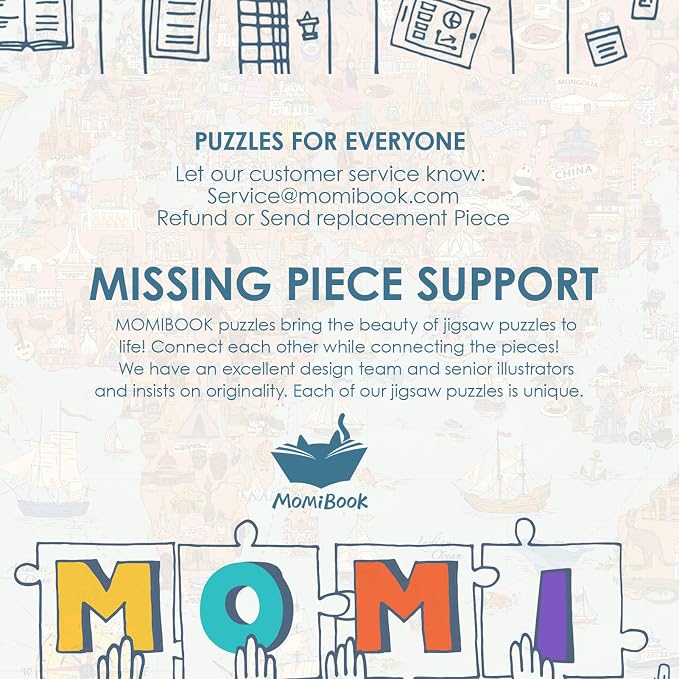 MOMIBOOK Puzzles for Adults 1000 Pieces Jigsaw Puzzles of Journey Through The - Image 6