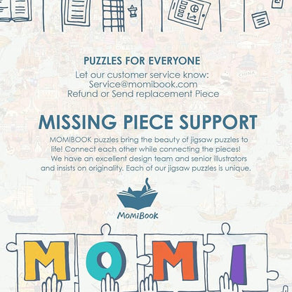 MOMIBOOK Puzzles for Adults 1000 Pieces Jigsaw Puzzles of Journey Through The - Image 6