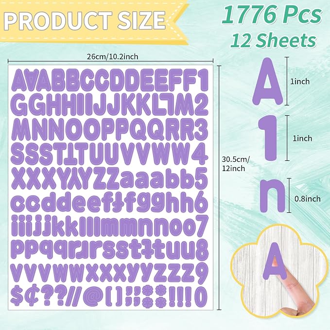 Alphabet Stickers, Mailbox Numbers & Bulletin Boards - Image 2