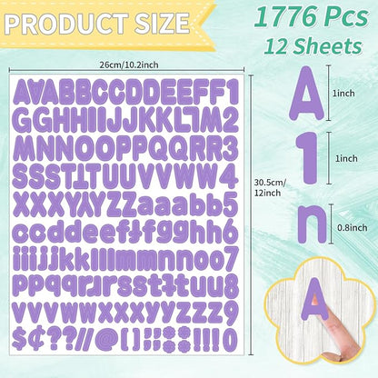 Alphabet Stickers, Mailbox Numbers & Bulletin Boards - Image 2