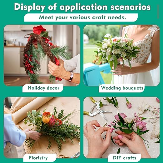 Floral Tape, 1/2inch Flower Tape, Wedding Bouquet - Image 7