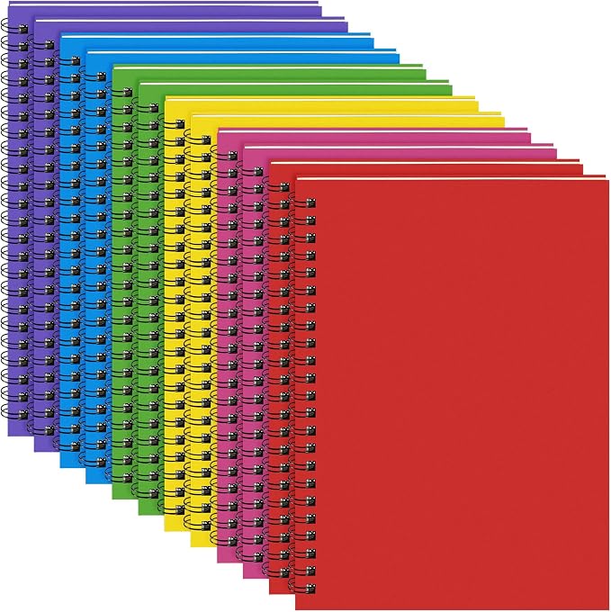 Yahenda Spiral Notebook College Ruled Journals Notebooks Lined 8.3 x 5.5 Inch by Yahenda