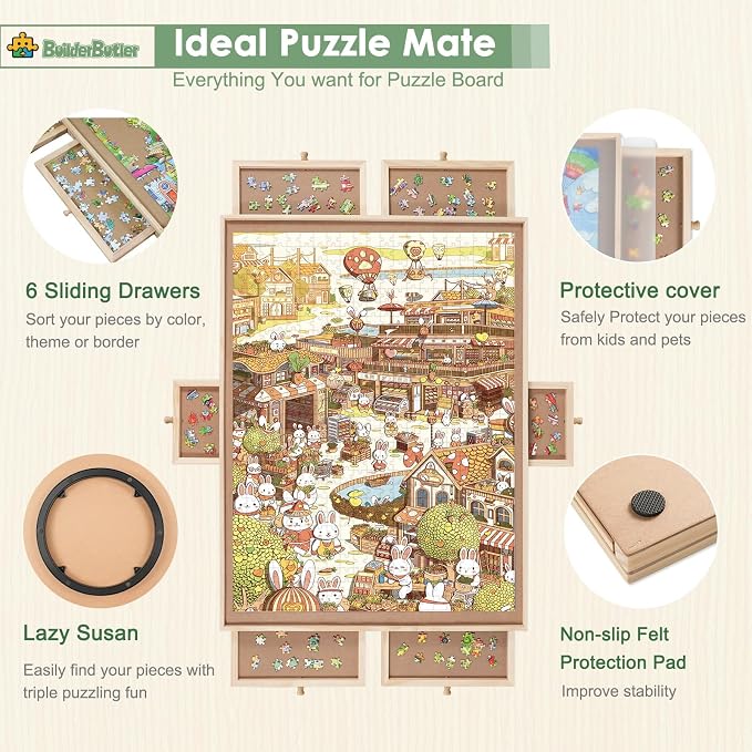 1500 Pieces Rotating Puzzle Board - Image 2