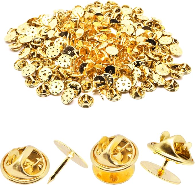 130 Set Pin Backs, Blank Pins Scatter Butterfly Clutch Pin Holder Enamel Pin by YuGtcen