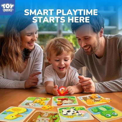 TOY Life Toddler Puzzles Ages 2-4, Wooden Puzzles - Image 2