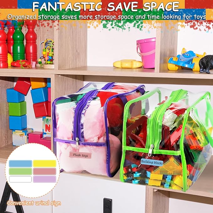 6 Colors Widen X-Large Storage Bags 12.6×9.25×6.9In - Image 5