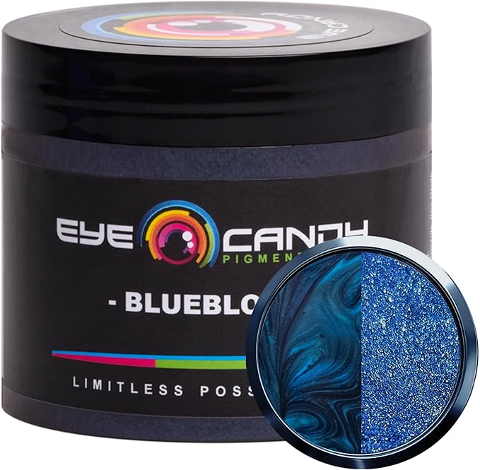 Eye Candy Pigments Premium Blue Mica Powder by EyeCandyPigments