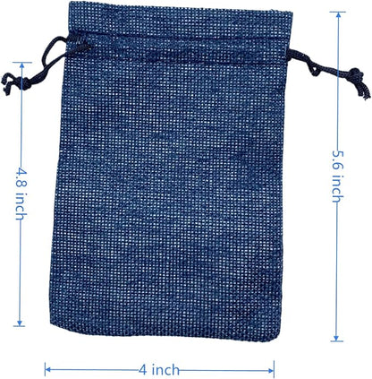 Palmhomee Pack of 25 Burlap Gift Bags - Image 3