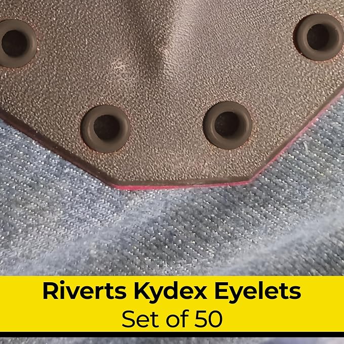 Kydex Rivets Eyelets, 8-8 1/4" Multicolored Grommet Eyelets - Image 2