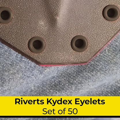 Kydex Rivets Eyelets, 8-8 1/4" Multicolored Grommet Eyelets - Image 2