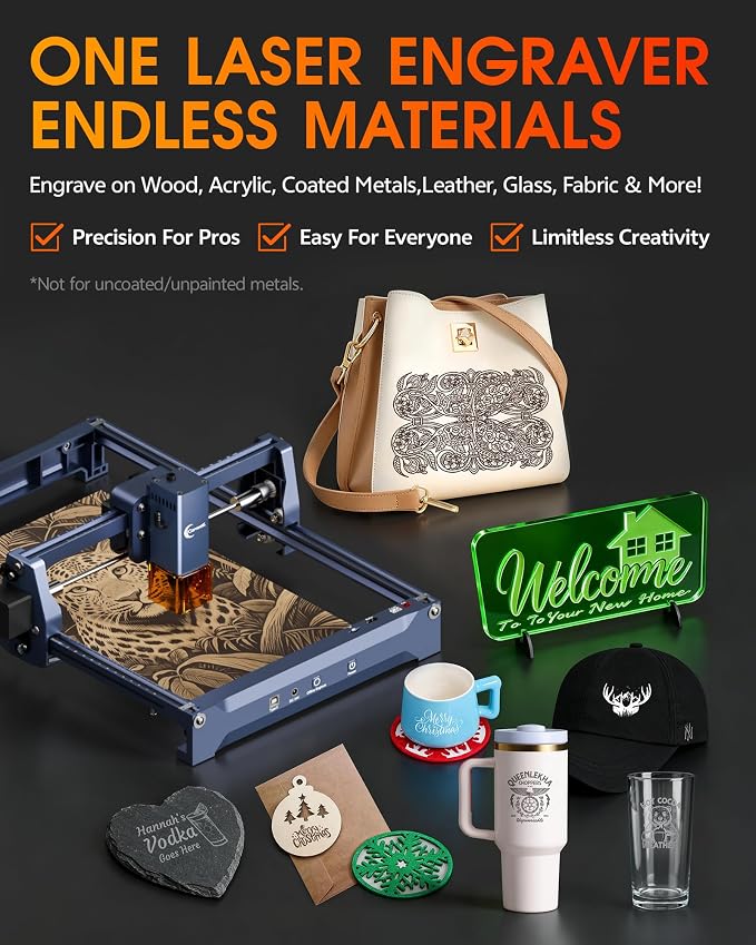 Laser Engraver, Carverall K15 Pro 5W Laser Engraving Machine - Image 7
