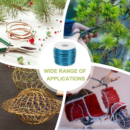 MECCANIXITY 15 Gauge Anodized Aluminum Craft Wire Bendable Bonsai Training Wire - Image 6