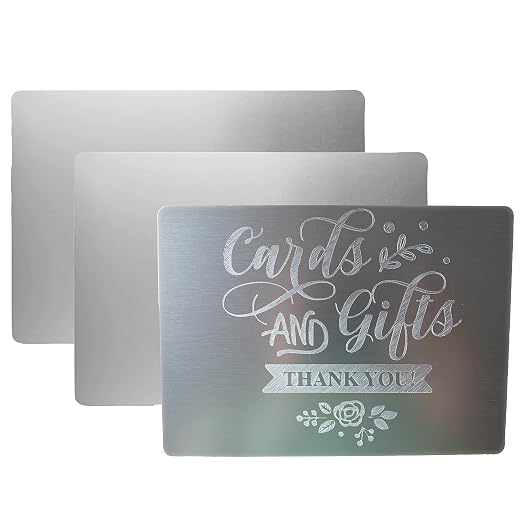 Metal Engraving Sheets for Etching by ZoomPrecision