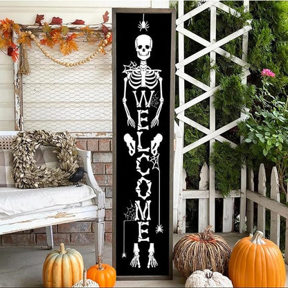 Halloween Stencils for Porch Sign Large Skeleton Boo Stencils Witch Ghost - Image 7