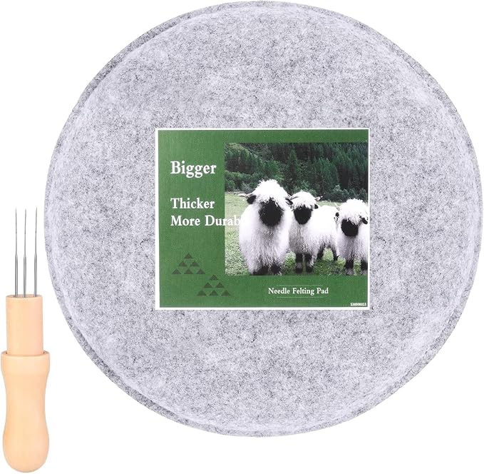 WONVOC Needle Felting Pad, 9.44 x 9.44 x 1.38 Inch by wonvoc