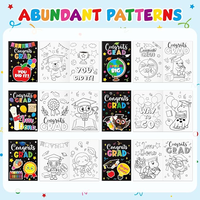 JAPBOR Kindergarten Graduation Coloring Book - Image 3