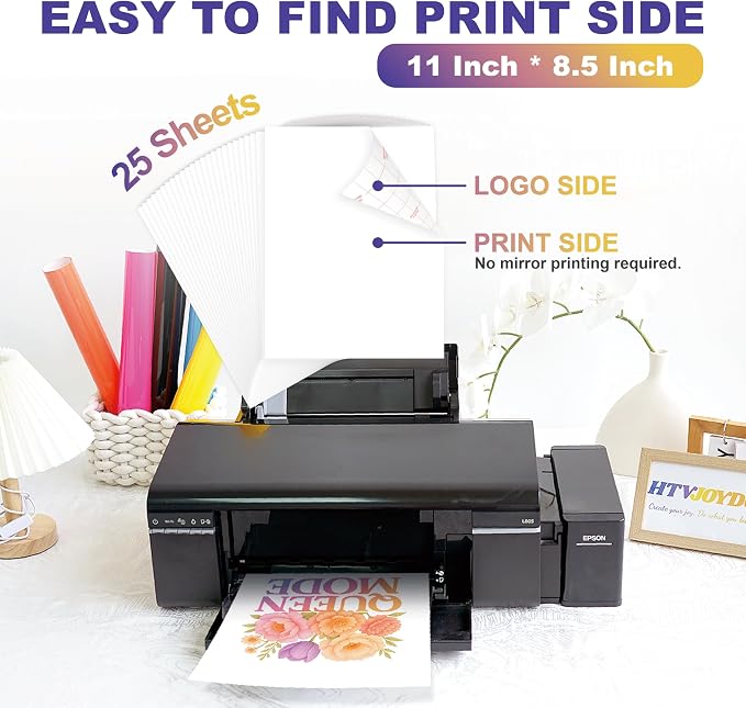 HTVJOYDO Iron-On Heat Transfer Paper - Image 2