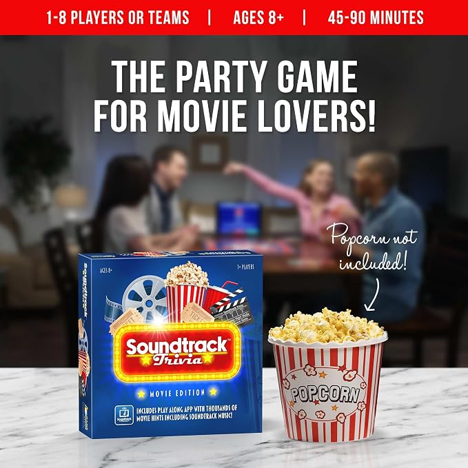 Soundtrack Trivia Limited Edition Movie Game Includes Bluetooth Speaker - Image 3
